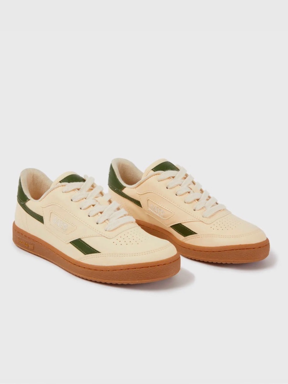 SAYE M89 Icon Cactus Sneakers in Vanilla & Basil Womens 6.5 Modela '89 Cream